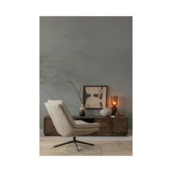 Milaro Draaifauteuil Naturel Melange