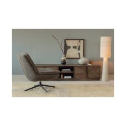 Milaro Draaifauteuil Naturel Melange