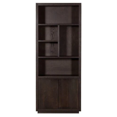 Mincio Vakkenkast bruin eikenfineer 90cm