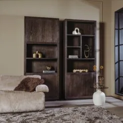 Mincio Wandkast bruin eikenfineer 90cm