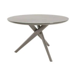 Mojito Tuintafel Rond keramisch taupe 120cm
