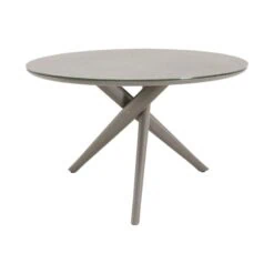 Mojito Tuintafel Rond keramisch taupe 120cm