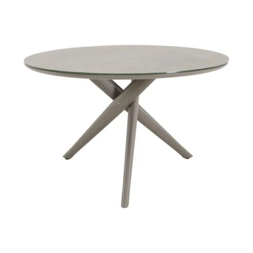 Mojito Tuintafel Rond keramisch taupe 120cm