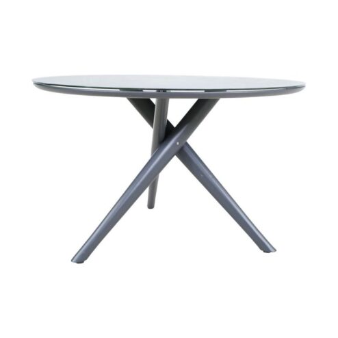 Mojito Tuintafel Rond keramisch zwart 120cm