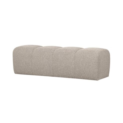 Mojo Eetkamerbank Bouclé Beige Melange 164cm