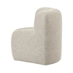 Mojo Eetkamerbank Hoek Met Rugleuning Bouclé Beige Melange