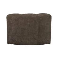 Mojo Eetkamerbank Hoek Met Rugleuning Ribstof Bruin (3)