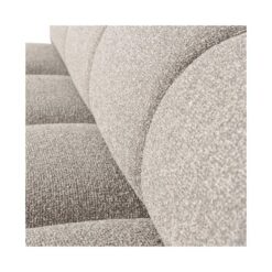 Mojo Eetkamerbank Met Rugleuning Bouclé Beige Melange 164cm