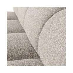 Mojo Eetkamerbank Met Rugleuning Bouclé Beige Melange 164cm