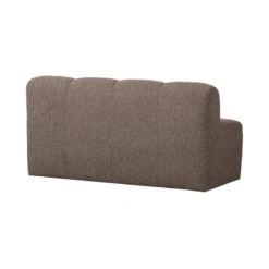 Mojo Eetkamerbank Met Rugleuning Bouclé Bruin Melange 164cm