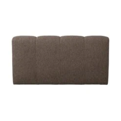 Mojo Eetkamerbank Met Rugleuning Bouclé Bruin Melange 164cm