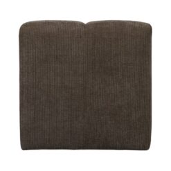 Mojo Eetkamerbank Met Rugleuning Ribstof Bruin 84cm (3)