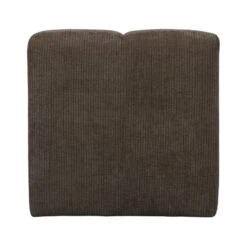 Mojo Eetkamerbank Met Rugleuning Ribstof Bruin 84cm (3)