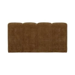 Mojo Eetkamerbank Met Rugleuning Ribstof Honinggeel 164cm