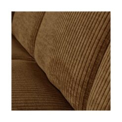 Mojo Eetkamerbank Met Rugleuning Ribstof Honinggeel 164cm