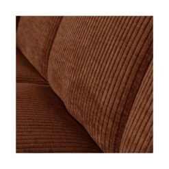 Mojo Eetkamerbank Met Rugleuning Ribstof Roestbruin 164cm