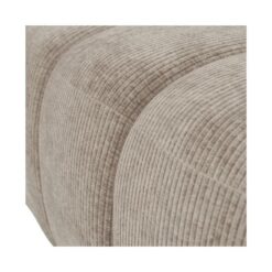 Mojo Eetkamerbank Ribstof Donkerzand 164cm