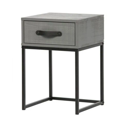 Morris Nachtkast Dennenhout Leem 35cm