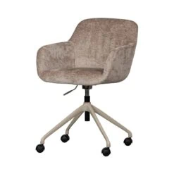 Morros Bureaustoel Chenille Taupe