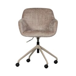 Morros Bureaustoel Chenille Taupe