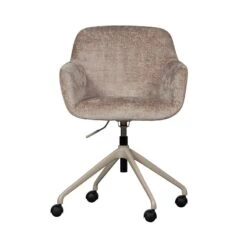 Morros Bureaustoel Chenille Taupe