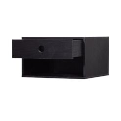 Nancy Hangend Nachtkastje Zwart 34cm