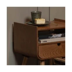 Nils Nachtkastje Hout Naturel 36cm