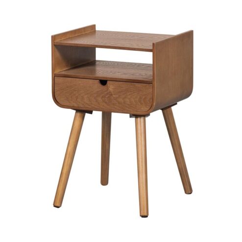 Nils Nachtkastje Hout Naturel 36cm