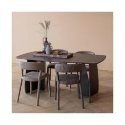 Noble Eetkamerstoel Donkerbruin Melange