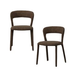 Noble Eetkamerstoel Donkerbruin Melange