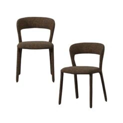 Noble Eetkamerstoel Donkerbruin Melange