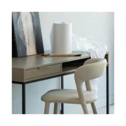 Noble Eetkamerstoel Leerlook Beige