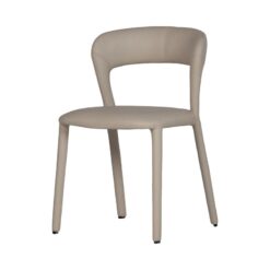 Noble Eetkamerstoel Leerlook Beige