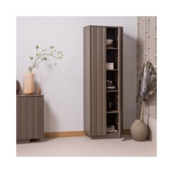 Nova Hoge Opbergkast Dennenhout Truffelbruin 67cm