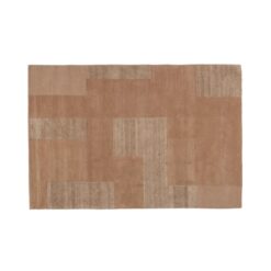 Noven Handgeweven Vloerkleed Wol/Katoen Zand 170x240cm