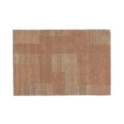 Noven Handgeweven Vloerkleed Wol/Katoen Zand 170x240cm