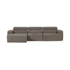 Novi Chaise Longue Bank Links Grijs Melange