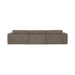 Novi Chaise Longue Bank Links Grijs Melange