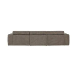 Novi Chaise Longue Bank Links Grijs Melange