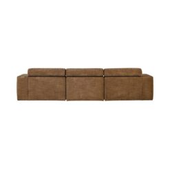 Novi Chaise Longue Bank Links Karamelbruin Melange