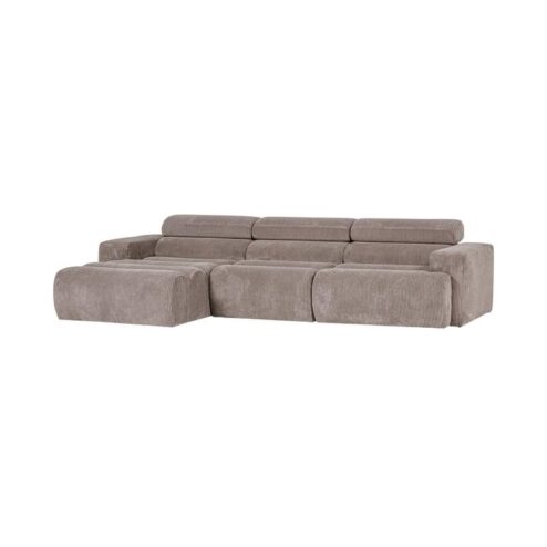 Novi Chaise Longue Bank Links Ribstof Zand
