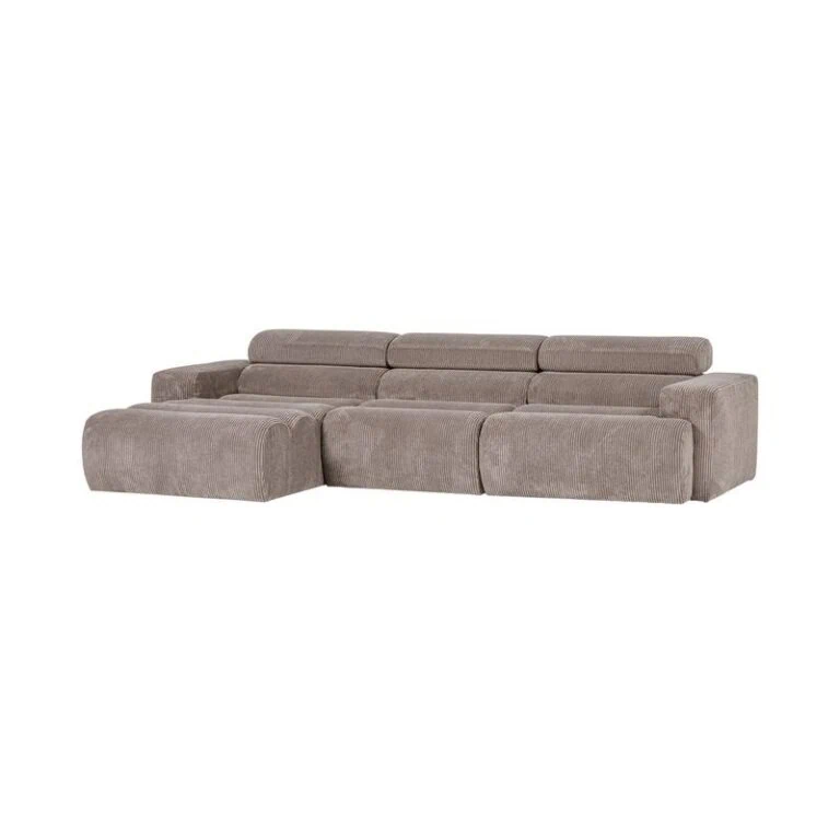 Novi Chaise Longue Bank Links Ribstof Zand