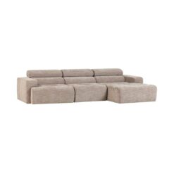 Novi Chaise Longue Bank Rechts Naturel Melange