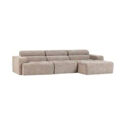 Novi Chaise Longue Bank Rechts Naturel Melange