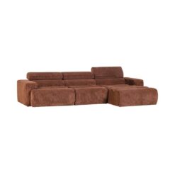 Novi Chaise Longue Bank Rechts Ribstof Terra