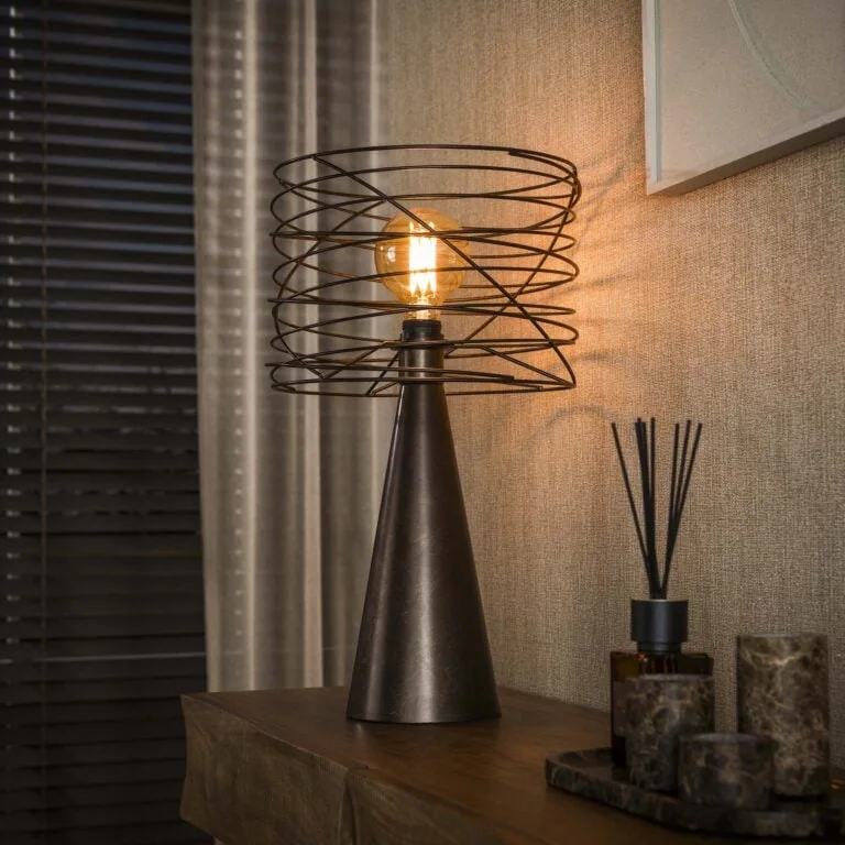 Omaha 1-lichts Tafellamp Bruin