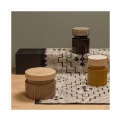 Omari Vloerkleed Wol/Jute Naturel/Zwart 160x230cm