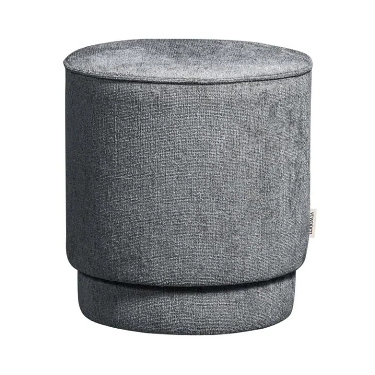 Pearl Poef Denim Melange 40cm