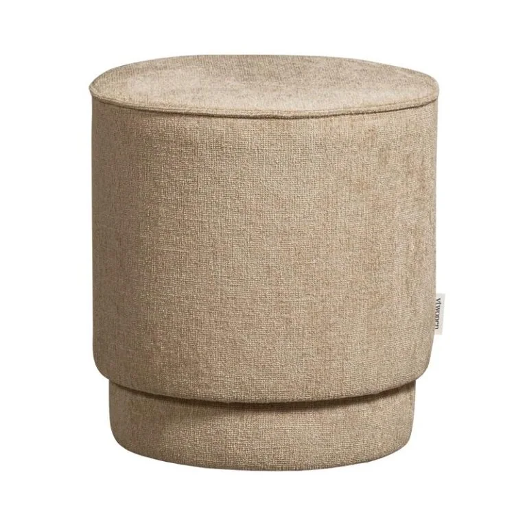 Pearl Poef Naturel Melange 40cm
