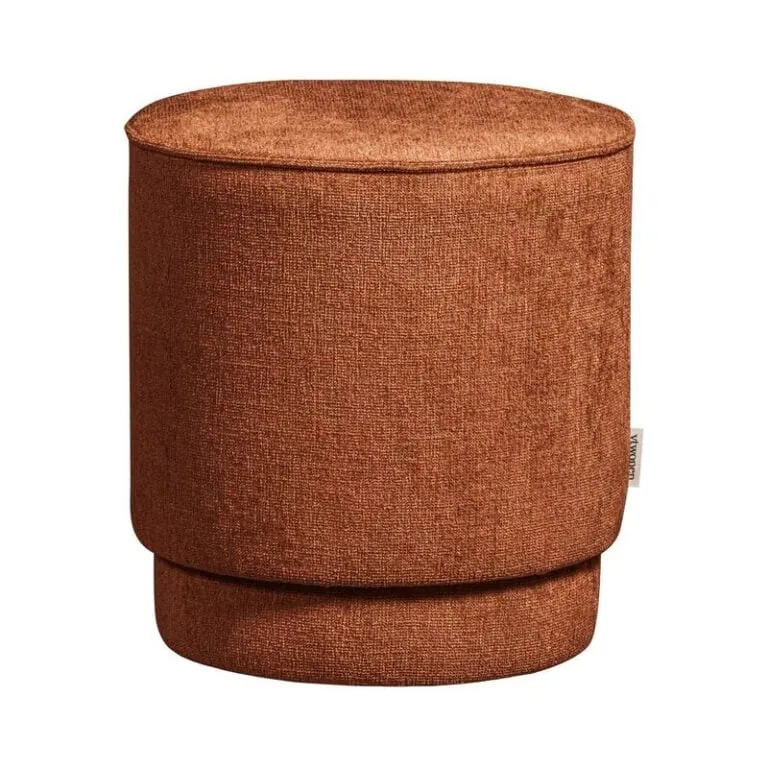 Pearl Poef Roest Melange 40cm